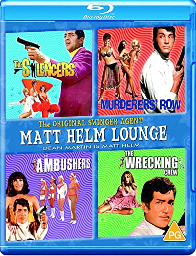 Matt Helm Lounge: The Silencers/Murderers Row/The Ambushers/The Wrecking Crew Blu-Ray [1966] von Mediumrare