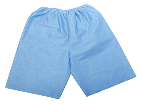 Medline Einweg Exam Shorts, Blau (30 Stück), L, blau, 30 von Medline