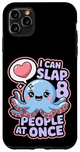Lustiger Oktopus Witz Humor Hülle für iPhone 11 Pro Max von Meeres-leben Enthusiast Geschenk für Frauen
