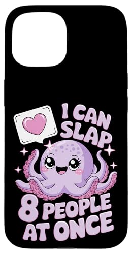 Lustiger Oktopus Witz Humor Hülle für iPhone 15 Lustiger Oktopus Witz Humor Hülle für iPhone 15 von Meeres-leben Enthusiast Geschenk für Frauen