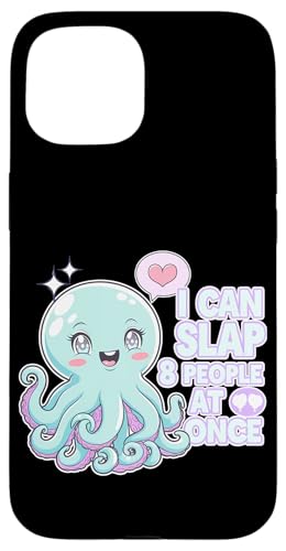 Lustiger Oktopus Witz Humor Hülle für iPhone 15 Lustiger Oktopus Witz Humor Hülle für iPhone 15 von Meeres-leben Enthusiast Geschenk für Frauen