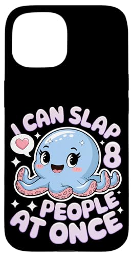 Lustiger Oktopus Witz Humor Hülle für iPhone 15 Lustiger Oktopus Witz Humor Hülle für iPhone 15 von Meeres-leben Enthusiast Geschenk für Frauen