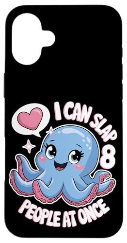 Lustiger Oktopus Witz Humor Hülle für iPhone 16 Plus Lustiger Oktopus Witz Humor Hülle für iPhone 16 Plus von Meeres-leben Enthusiast Geschenk für Frauen