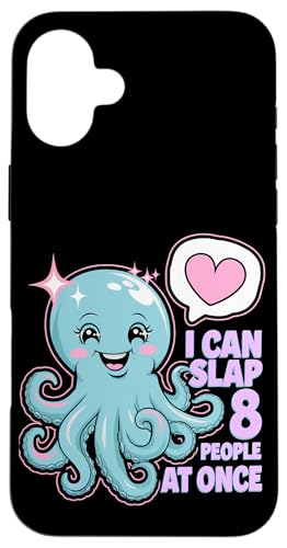 Lustiger Oktopus Witz Humor Hülle für iPhone 16 Plus Lustiger Oktopus Witz Humor Hülle für iPhone 16 Plus von Meeres-leben Enthusiast Geschenk für Frauen