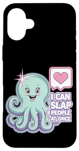 Lustiger Oktopus Witz Humor Hülle für iPhone 16 Plus Lustiger Oktopus Witz Humor Hülle für iPhone 16 Plus von Meeres-leben Enthusiast Geschenk für Frauen