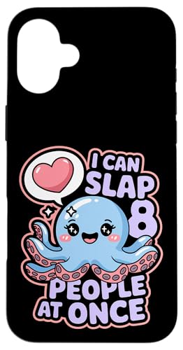 Lustiger Oktopus Witz Humor Hülle für iPhone 16 Plus Lustiger Oktopus Witz Humor Hülle für iPhone 16 Plus von Meeres-leben Enthusiast Geschenk für Frauen