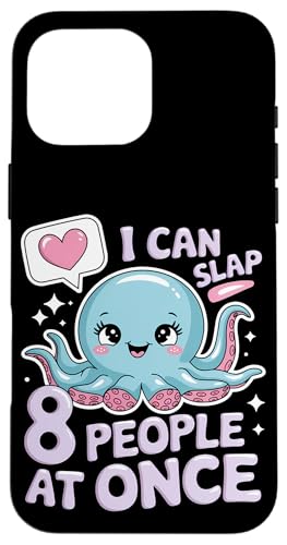 Lustiger Oktopus Witz Humor Hülle für iPhone 16 Pro Max Lustiger Oktopus Witz Humor Hülle für iPhone 16 Pro Max von Meeres-leben Enthusiast Geschenk für Frauen