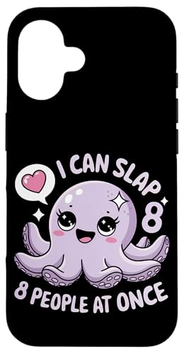Lustiger Oktopus Witz Humor Hülle für iPhone 16 Lustiger Oktopus Witz Humor Hülle für iPhone 16 von Meeres-leben Enthusiast Geschenk für Frauen