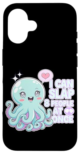Lustiger Oktopus Witz Humor Hülle für iPhone 16 Lustiger Oktopus Witz Humor Hülle für iPhone 16 von Meeres-leben Enthusiast Geschenk für Frauen