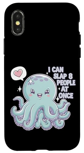 Lustiger Oktopus Witz Humor Hülle für iPhone X/XS Lustiger Oktopus Witz Humor Hülle für iPhone X/XS von Meeres-leben Enthusiast Geschenk für Frauen