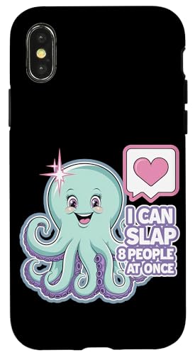 Lustiger Oktopus Witz Humor Hülle für iPhone X/XS Lustiger Oktopus Witz Humor Hülle für iPhone X/XS von Meeres-leben Enthusiast Geschenk für Frauen