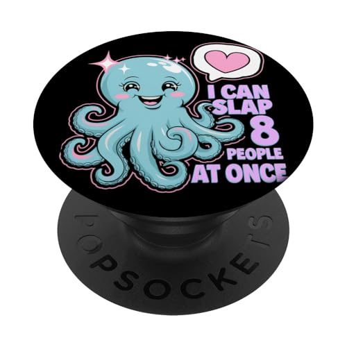 Lustiger Oktopus Witz Humor PopSockets Klebender PopGrip Lustiger Oktopus Witz Humor PopSockets Klebender PopGrip von Meeres-leben Enthusiast Geschenk für Frauen