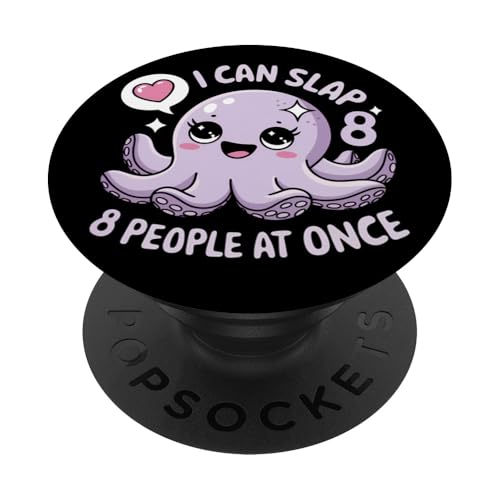 Lustiger Oktopus Witz Humor PopSockets Klebender PopGrip Lustiger Oktopus Witz Humor PopSockets Klebender PopGrip von Meeres-leben Enthusiast Geschenk für Frauen