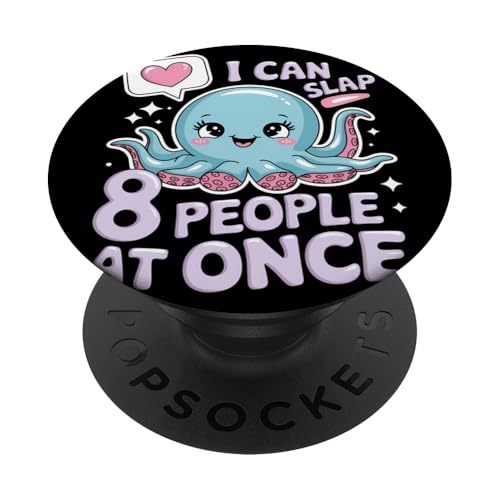 Lustiger Oktopus Witz Humor PopSockets Klebender PopGrip Lustiger Oktopus Witz Humor PopSockets Klebender PopGrip von Meeres-leben Enthusiast Geschenk für Frauen