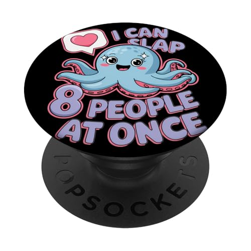 Lustiger Oktopus Witz Humor PopSockets Klebender PopGrip Lustiger Oktopus Witz Humor PopSockets Klebender PopGrip von Meeres-leben Enthusiast Geschenk für Frauen