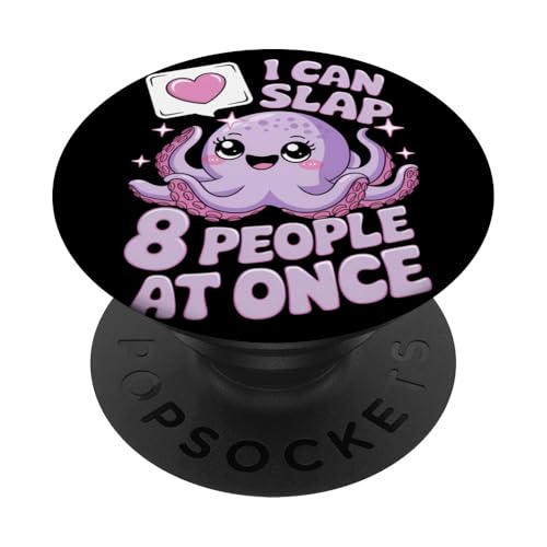 Lustiger Oktopus Witz Humor PopSockets Klebender PopGrip Lustiger Oktopus Witz Humor PopSockets Klebender PopGrip von Meeres-leben Enthusiast Geschenk für Frauen