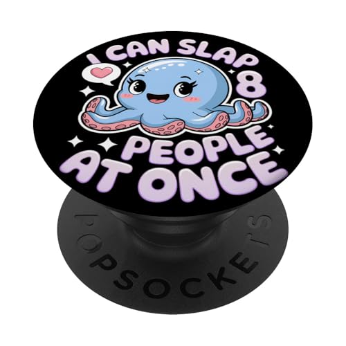 Lustiger Oktopus Witz Humor PopSockets Klebender PopGrip Lustiger Oktopus Witz Humor PopSockets Klebender PopGrip von Meeres-leben Enthusiast Geschenk für Frauen