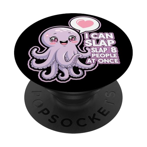 Lustiger Oktopus Witz Humor PopSockets Klebender PopGrip Lustiger Oktopus Witz Humor PopSockets Klebender PopGrip von Meeres-leben Enthusiast Geschenk für Frauen