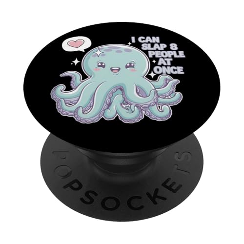 Lustiger Oktopus Witz Humor PopSockets Klebender PopGrip Lustiger Oktopus Witz Humor PopSockets Klebender PopGrip von Meeres-leben Enthusiast Geschenk für Frauen