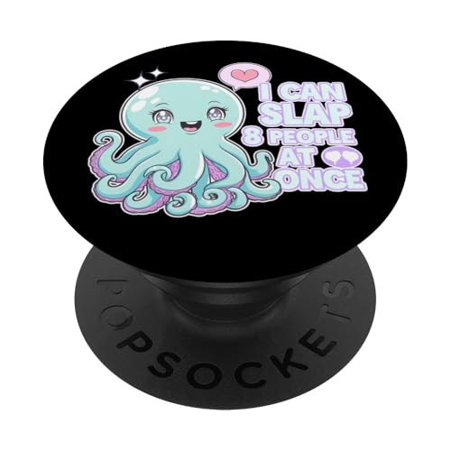 Lustiger Oktopus Witz Humor PopSockets Klebender PopGrip Lustiger Oktopus Witz Humor PopSockets Klebender PopGrip von Meeres-leben Enthusiast Geschenk für Frauen