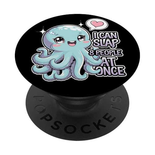 Lustiger Oktopus Witz Humor PopSockets Klebender PopGrip Lustiger Oktopus Witz Humor PopSockets Klebender PopGrip von Meeres-leben Enthusiast Geschenk für Frauen