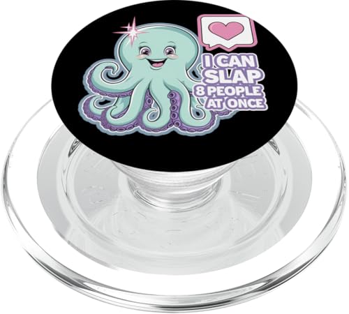 Lustiger Oktopus Witz Humor PopSockets PopGrip für MagSafe von Meeres-leben Enthusiast Geschenk für Frauen