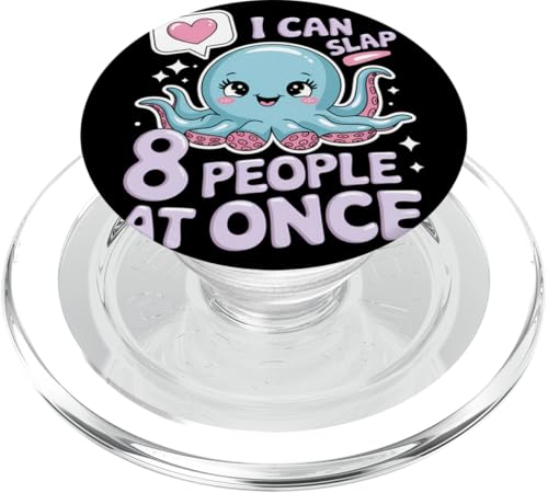 Lustiger Oktopus Witz Humor PopSockets PopGrip für MagSafe Lustiger Oktopus Witz Humor PopSockets PopGrip für MagSafe von Meeres-leben Enthusiast Geschenk für Frauen