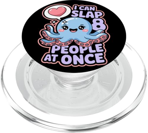 Lustiger Oktopus Witz Humor PopSockets PopGrip für MagSafe von Meeres-leben Enthusiast Geschenk für Frauen