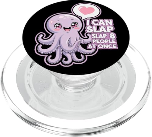 Lustiger Oktopus Witz Humor PopSockets PopGrip für MagSafe Lustiger Oktopus Witz Humor PopSockets PopGrip für MagSafe von Meeres-leben Enthusiast Geschenk für Frauen