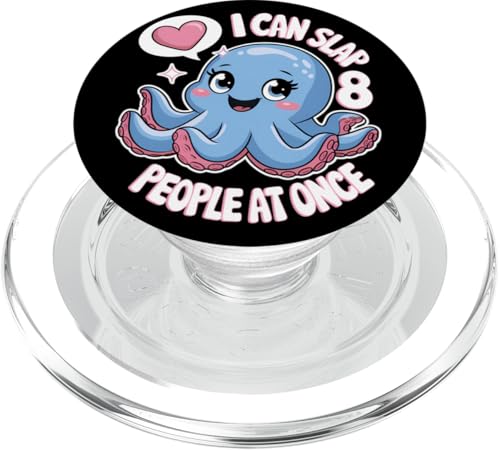 Lustiger Oktopus Witz Humor PopSockets PopGrip für MagSafe Lustiger Oktopus Witz Humor PopSockets PopGrip für MagSafe von Meeres-leben Enthusiast Geschenk für Frauen