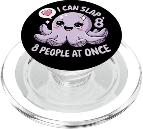 Lustiger Oktopus Witz Humor PopSockets PopGrip für MagSafe von Meeres-leben Enthusiast Geschenk für Frauen