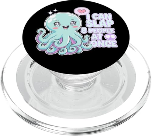 Lustiger Oktopus Witz Humor PopSockets PopGrip für MagSafe Lustiger Oktopus Witz Humor PopSockets PopGrip für MagSafe von Meeres-leben Enthusiast Geschenk für Frauen