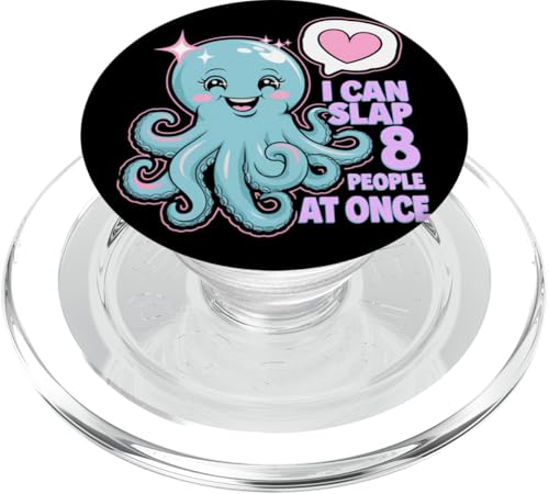 Lustiger Oktopus Witz Humor PopSockets PopGrip für MagSafe Lustiger Oktopus Witz Humor PopSockets PopGrip für MagSafe von Meeres-leben Enthusiast Geschenk für Frauen