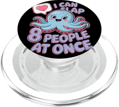 Lustiger Oktopus Witz Humor PopSockets PopGrip für MagSafe von Meeres-leben Enthusiast Geschenk für Frauen