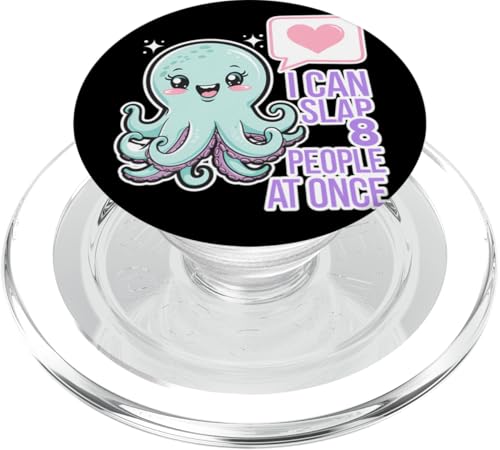 Lustiger Oktopus Witz Humor PopSockets PopGrip für MagSafe Lustiger Oktopus Witz Humor PopSockets PopGrip für MagSafe von Meeres-leben Enthusiast Geschenk für Frauen