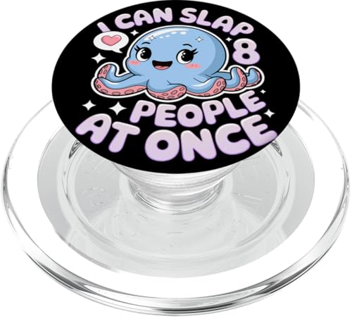 Lustiger Oktopus Witz Humor PopSockets PopGrip für MagSafe Lustiger Oktopus Witz Humor PopSockets PopGrip für MagSafe von Meeres-leben Enthusiast Geschenk für Frauen