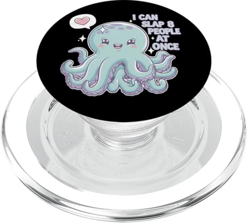 Lustiger Oktopus Witz Humor PopSockets PopGrip für MagSafe Lustiger Oktopus Witz Humor PopSockets PopGrip für MagSafe von Meeres-leben Enthusiast Geschenk für Frauen