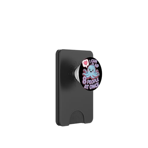 Lustiger Oktopus Witz Humor PopSockets PopWallet für MagSafe von Meeres-leben Enthusiast Geschenk für Frauen