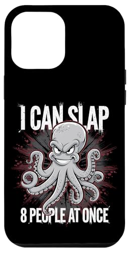 Lustiger Oktopus Witz Humor Hülle für iPhone 12 Pro Max von Meeres-leben Enthusiast Geschenk für Männer Frauen