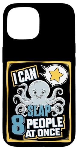 Lustiger Oktopus Witz Humor Hülle für iPhone 15 Lustiger Oktopus Witz Humor Hülle für iPhone 15 von Meeres-leben Enthusiast Geschenk für Männer Frauen