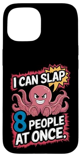 Lustiger Oktopus Witz Humor Hülle für iPhone 15 Lustiger Oktopus Witz Humor Hülle für iPhone 15 von Meeres-leben Enthusiast Geschenk für Männer Frauen