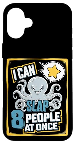 Lustiger Oktopus Witz Humor Hülle für iPhone 16 Plus Lustiger Oktopus Witz Humor Hülle für iPhone 16 Plus von Meeres-leben Enthusiast Geschenk für Männer Frauen
