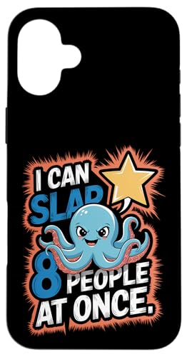 Lustiger Oktopus Witz Humor Hülle für iPhone 16 Plus Lustiger Oktopus Witz Humor Hülle für iPhone 16 Plus von Meeres-leben Enthusiast Geschenk für Männer Frauen