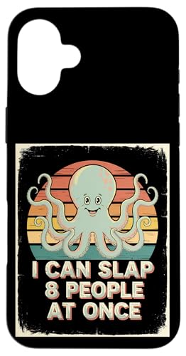 Lustiger Oktopus Witz Humor Hülle für iPhone 16 Plus Lustiger Oktopus Witz Humor Hülle für iPhone 16 Plus von Meeres-leben Enthusiast Geschenk für Männer Frauen
