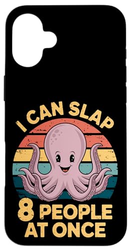 Lustiger Oktopus Witz Humor Hülle für iPhone 16 Plus Lustiger Oktopus Witz Humor Hülle für iPhone 16 Plus von Meeres-leben Enthusiast Geschenk für Männer Frauen