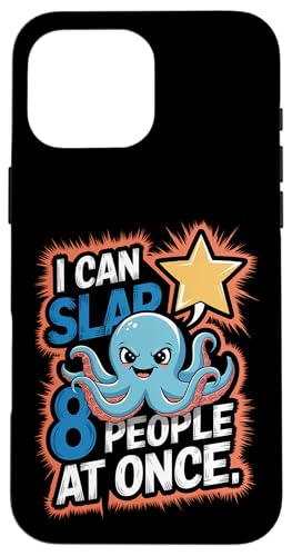 Lustiger Oktopus Witz Humor Hülle für iPhone 16 Pro Max Lustiger Oktopus Witz Humor Hülle für iPhone 16 Pro Max von Meeres-leben Enthusiast Geschenk für Männer Frauen