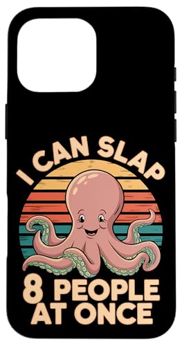 Lustiger Oktopus Witz Humor Hülle für iPhone 16 Pro Max Lustiger Oktopus Witz Humor Hülle für iPhone 16 Pro Max von Meeres-leben Enthusiast Geschenk für Männer Frauen
