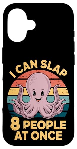 Lustiger Oktopus Witz Humor Hülle für iPhone 16 Lustiger Oktopus Witz Humor Hülle für iPhone 16 von Meeres-leben Enthusiast Geschenk für Männer Frauen