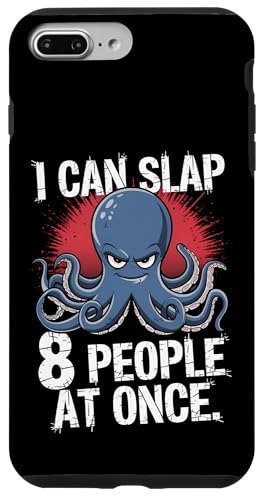 Lustiger Oktopus Witz Humor Hülle für iPhone 7 Plus/8 Plus von Meeres-leben Enthusiast Geschenk für Männer Frauen