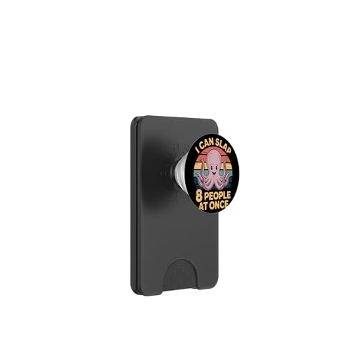 Lustiger Oktopus Witz Humor PopSockets PopWallet für MagSafe Lustiger Oktopus Witz Humor PopSockets PopWallet für MagSafe von Meeres-leben Enthusiast Geschenk für Männer Frauen